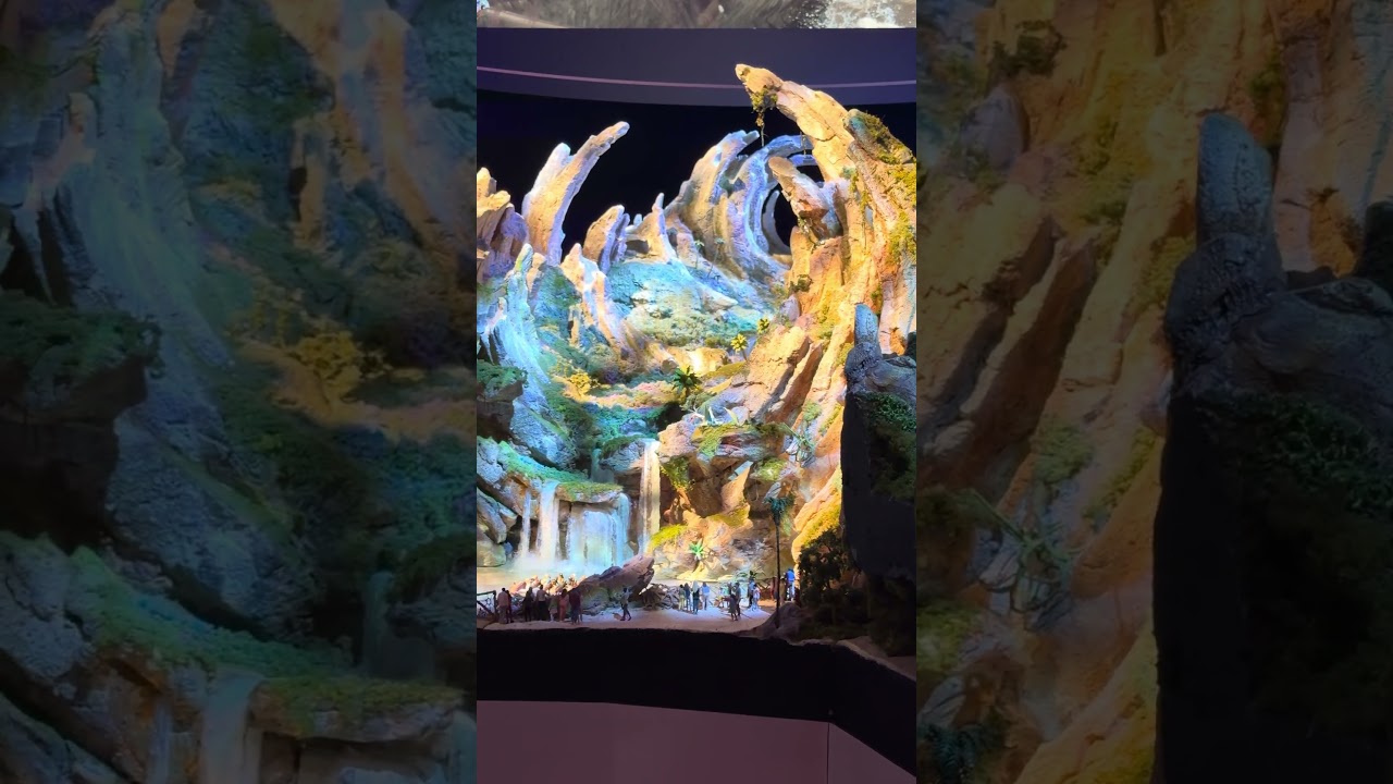 Avatar Pandora model for Disney California Adventure at #D23!