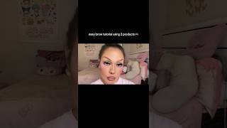 brow tutorial using 2 products 🫶🏼#makeuptutorial #browtutorial #fy #fypage #fypシ゚viral