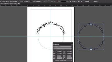 Putting Type on the Top and Bottom of a Circle - InDesign Tip of the Week