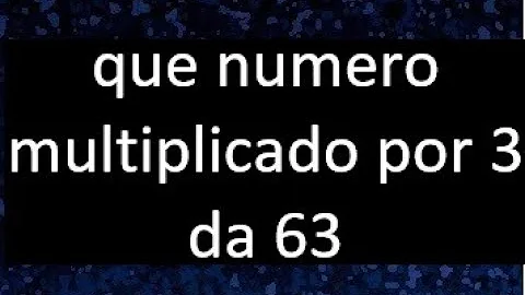 ¿Qué problema de multiplicación es igual a 63?