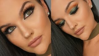 Emerald Green & Dramatic Liner | Fall 2016 Makeup Tutorial