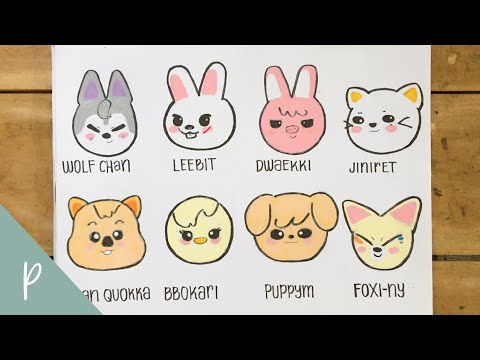 How To Draw Stray Kids Skzoo