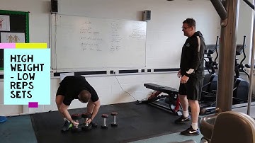 BTEC Sport Weight Training Session Instructional Video