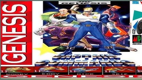 CAPTAIN COMMANDO 2022 SEGA. GENESIS. 🧬 MEGA DRIVE.  EDITION TECH DEMO #2
