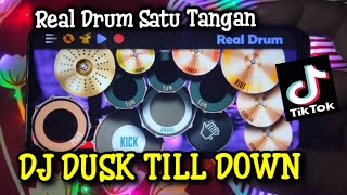 DJ BISITA HARI TAM TAM X DUSK Till DAWN X UNITY | REAL DRUM COVER SATU TANGAN