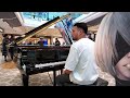 I played Nier Automata on public piano - Weight Of The World