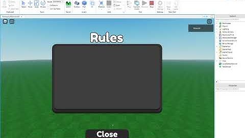 Menu Gui - v4 Roblox studio