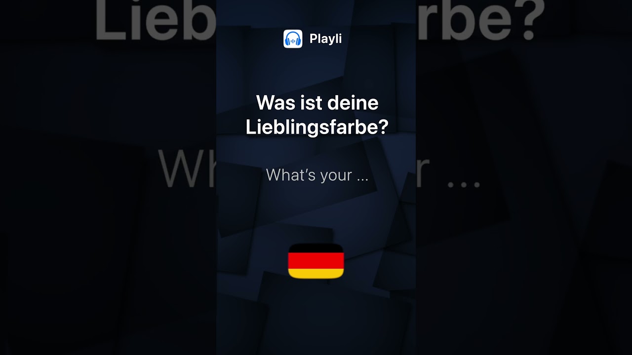 German Listening &ndash; Asking basic questions
