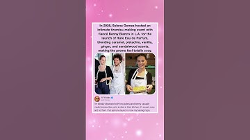 Thumbnail of In 2025, Selena Gomez hosted an intimate tiramisu-making event with fiancé Benny Blanco in L.A.
