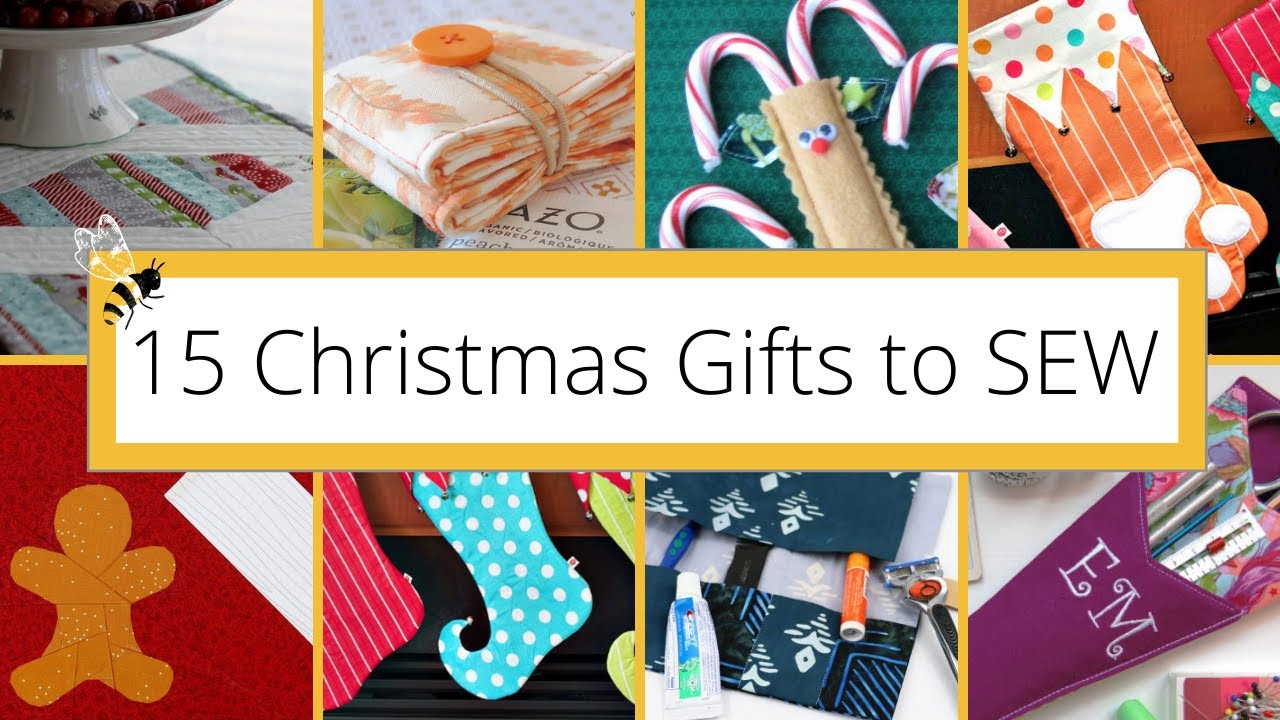 Gift ideas - Last minute Christmas Sewing Gifts 