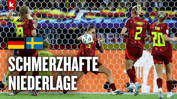 Brand bedient: "Rote Karte hat nicht geholfen" | Deutschland - Schweden 1:4