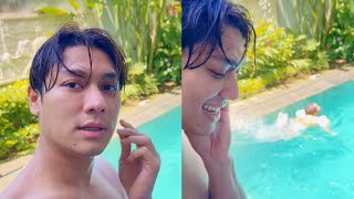  Abang L Sama Papa Billar Lagi Berenang Siang Ini Salfok Villa Leslar Megah Banget