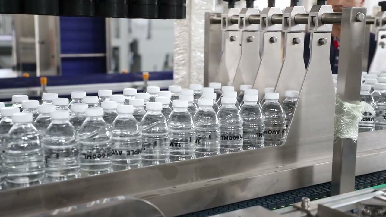 12000BPH small bottle water filling capping labeling packing production line