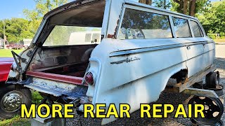 Rear Body Mount And Inner Quarter Panel Repair -1962 Chevrolet Belair Wagon