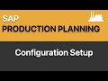 How to configure sap pp  sap production planning  configuration  easy to learn  sap demo 