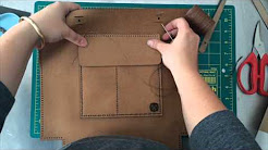 Leather Sew Along using the Everyday Tote by Hammered Leatherworks