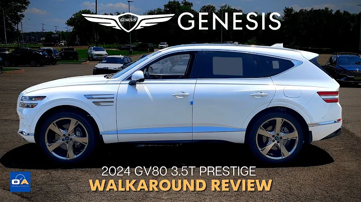 2024 Genesis GV80 | BEST Value Luxury Midsize SUV? | GV80 3.5T Prestige Exterior & Interior Review