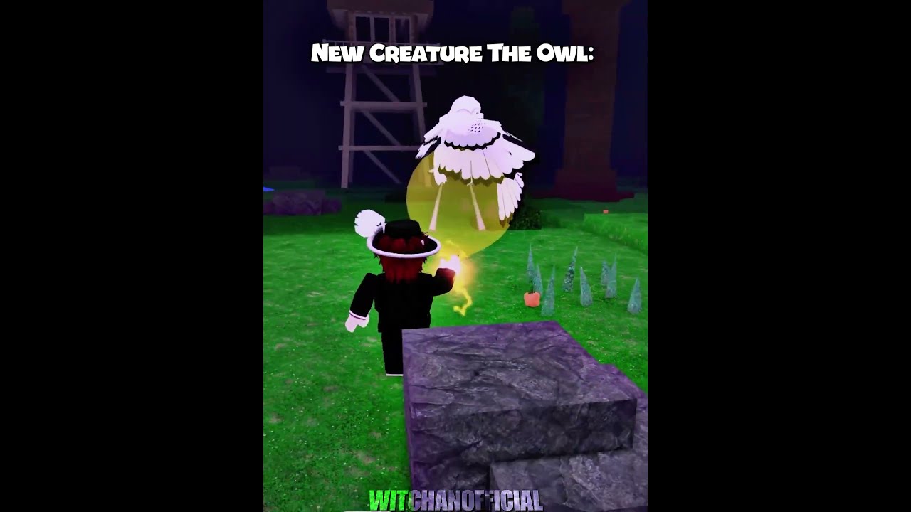 New Creature The Owl Roblox Witchan 99nightsintheforest