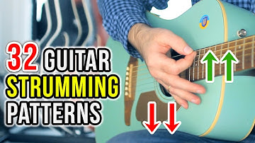 32 Guitar Strumming Patterns – Strum Guitar Lesson