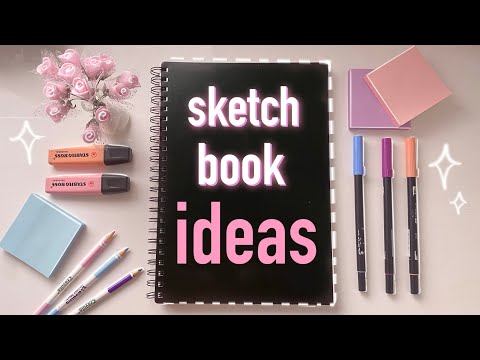 🌷5 Ways to Fill Your Sketchbook \\ aesthetic, simple & pretty🌷 
