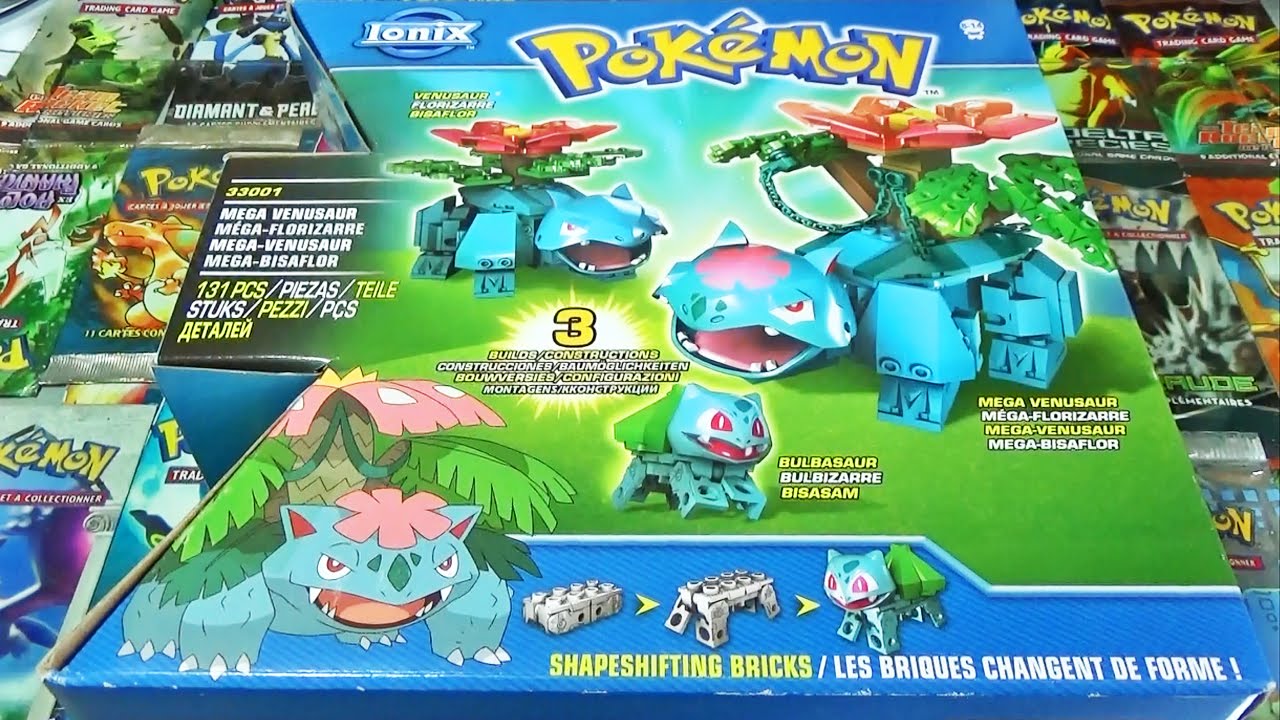 Construction de Légo Pokémon #1 Ionix Florizarre & Méga Florizarre