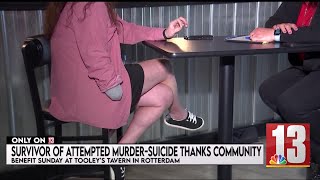 Survivor of Schenectady attempted murder suicide thanks community
