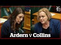 PM Jacinda Ardern squares up against Judith Collins in the House