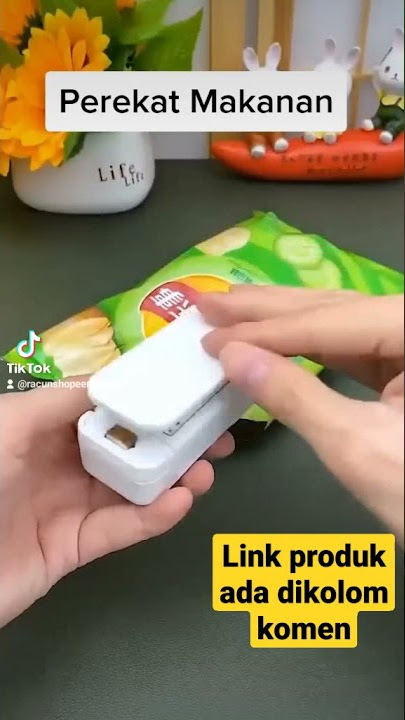 Alat Pres Plastik Pembungkus Makanan Mini Hand Heat Sealer