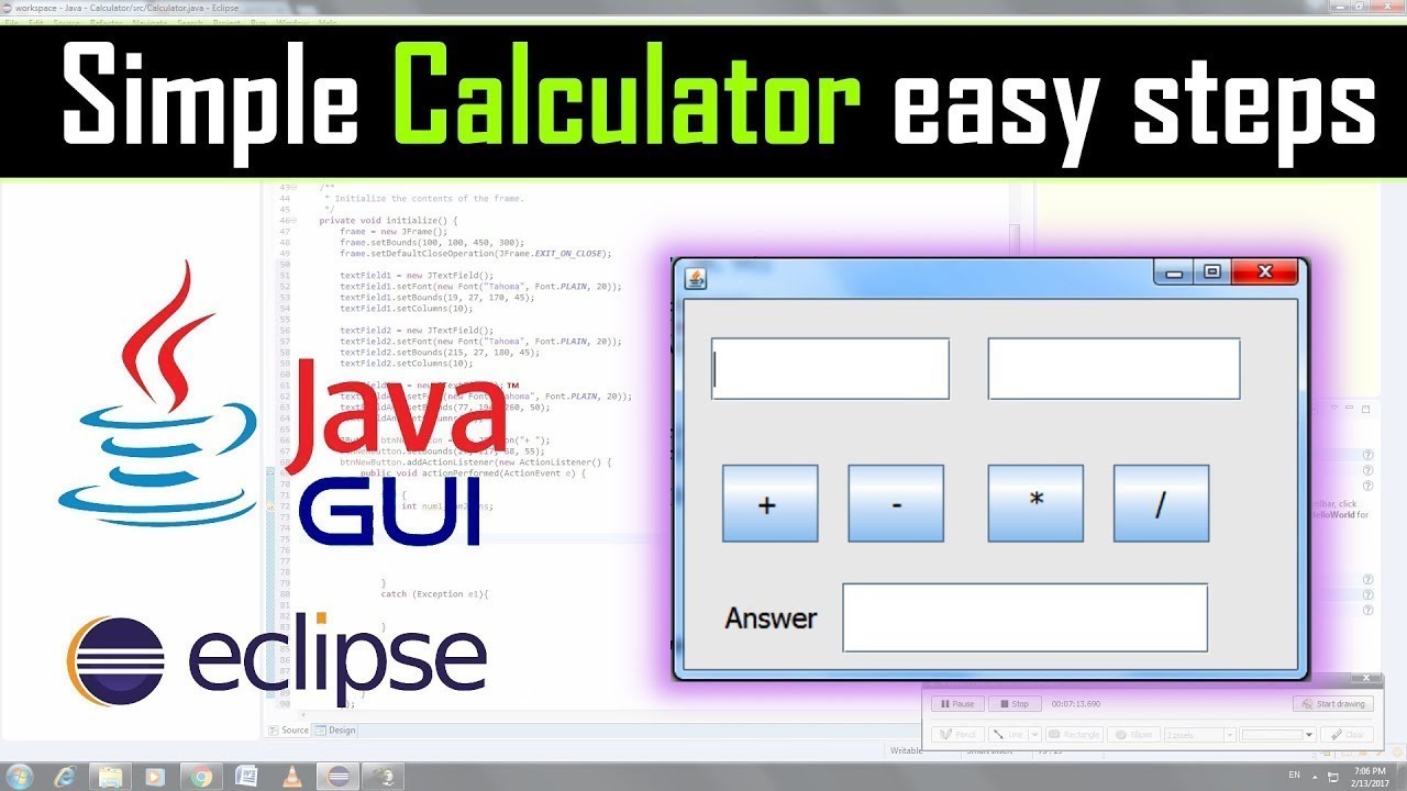 How to build a simple calculator App #11 - YouTube
