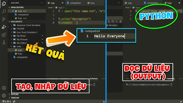 Lập Trình Python | Nhập Và Đọc Dữ Liệu Trên File Text