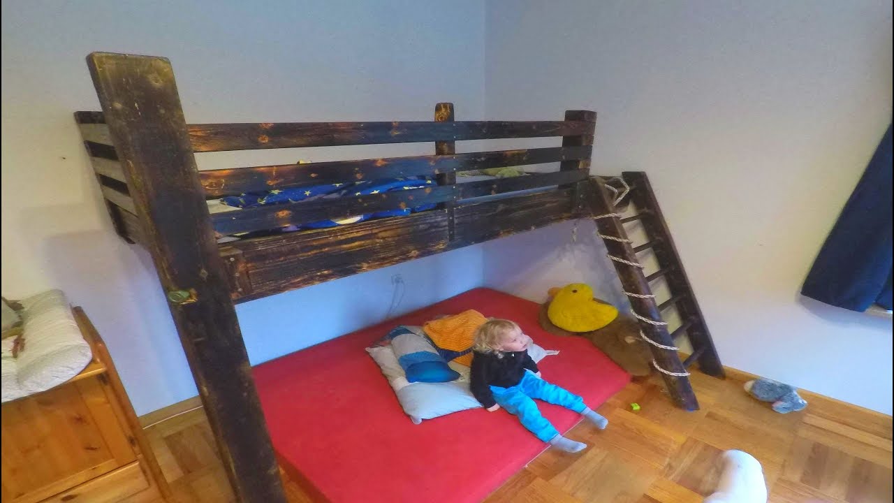 Building a Bunk Bed using only reclaimed Wood YouTube