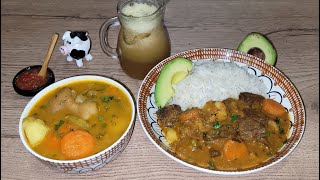 ♨️Típico Ecuatoriano🇪🇨,SOPA DE POLVO DE ALVERJAS🥘, ESTOFADO DE CORAZÓN🍲 Y JUGO DE NARANJILLA🍹❤️♨️ by Miranda García Delicias Ecuatorianas 4,218 views 3 weeks ago 13 minutes, 16 seconds