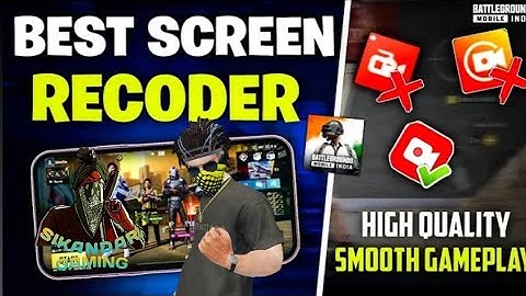 BEST SCREEN RECODER NO LAG FOR ANDROID GAMING🔥| 4K SCREEN RECORDING APP FOR ANDROID IN 2026