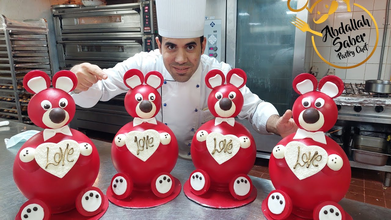 طريقة عمل دبدوب بالشكولاتة #Chocolate bear