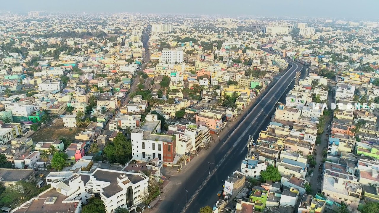 Chennai aerial view - YouTube