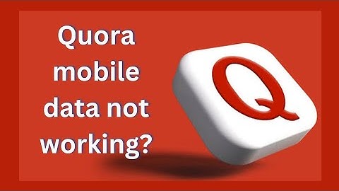 Quora মোবাইল ডাটা দিয়ে চলে না কেন? / quora mobile data not working Bangla / quora bangla tutorial