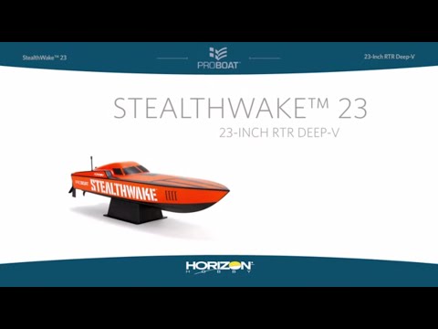 Please click &quot;Show More&quot; for links and more information.Please visit  http://www.horizonhobby.com/stealthwake-rtr-23-inch-brushed-deep-v-prb08015 for more in...