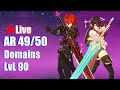 (Live) Genshin Impact - AR50 Farming & Abyss (Constellation Diluc Fischl Qiqi)