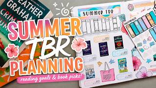 SUMMER TBR PLANNING | READING GOALS, BOOK PICKS, & BULLET JOURNAL SET UP