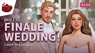 The Gen 1 FINALE… our sims are getting married!💒 | Hot Tea Legacy Challenge screenshot 5