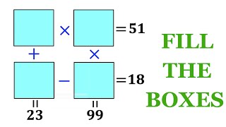 Can you solve this Logic Puzzle? | Fill the Boxes with the right values | Math Olympiad Training screenshot 4