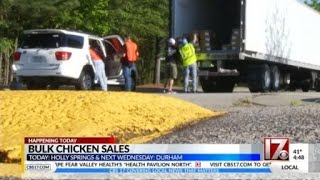 Bulk chicken sales set for Wednesday in Holly Springs, next week in Durham