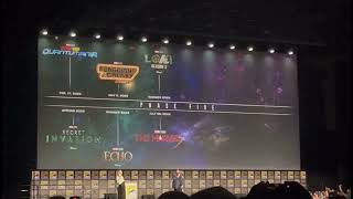 KEVIN FEIGE ANNOUNCES MARVEL PHASE 5 LIVE AT COMIC CON! | CRAZY AUDIENCE REACTION