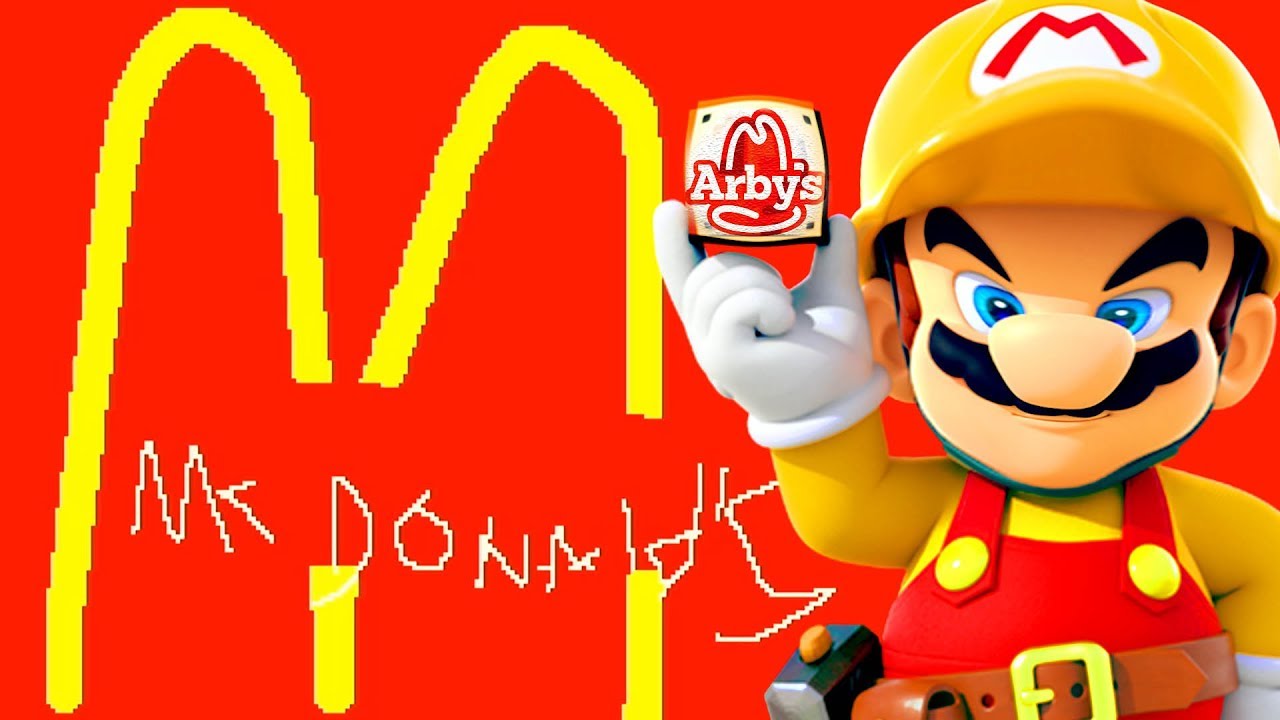 Trolling The Arby's Mario Maker 2 Level With McDonald's - YouTube