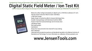 Digital Static Field Meter / Ion Test Kit