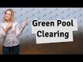 How do i get my green pool clear again