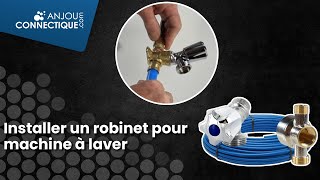 Robinet Machine à Laver+Puisage en ligne 1/2 Mâle-3/4 Mâle