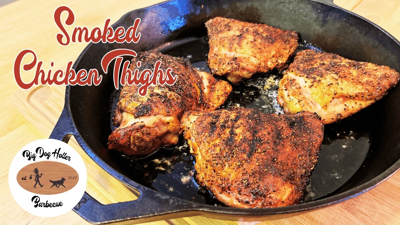 Копченые куриные бедра | Простой рецепт для барбекю на заднем дворе | Как готовить барбекю | Big ...