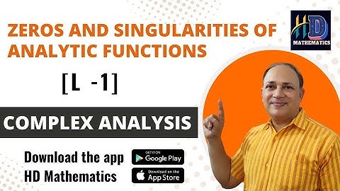 zeros and singularities of analytic functions complex analysis/L1/in hindi Bsc 3/upsc/csir net /engg