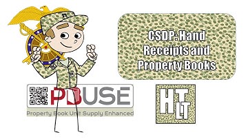 CSDP: Hand Receipts and Property Books